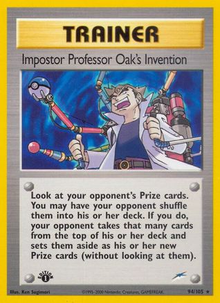 Impostor Professor Oak's Invention 94/105 - Neo Destiny Unlimited