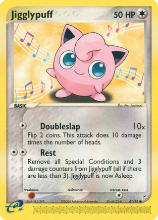 Jigglypuff 41/95 - Team Magma vs Team Aqua Reverse Holofoil