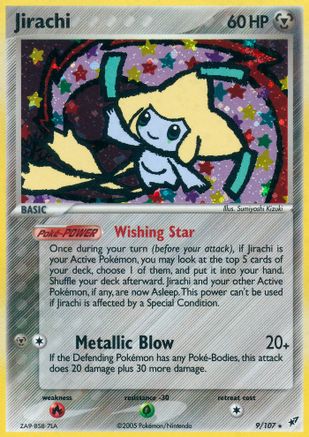 Jirachi 9/107 - Deoxys Holofoil