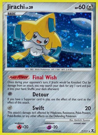 Jirachi 7/111 - Rising Rivals Holofoil