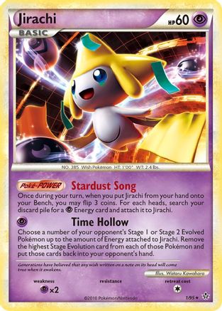 Jirachi 1/95 - Unleashed Reverse Holofoil