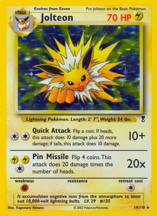 Jolteon 14/110 - Legendary Collection Reverse Holofoil