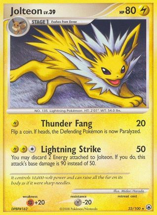 Jolteon 23/100 - Majestic Dawn Reverse Holofoil