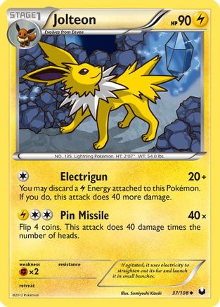 Jolteon 37/108 - Dark Explorers