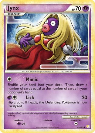 Jynx 69/123 - HeartGold & SoulSilver