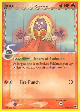 Jynx δ 17/101 - Dragon Frontiers