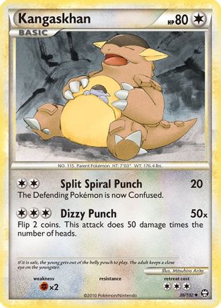 Kangaskhan 36/102 - HSTriumphant Reverse Holofoil