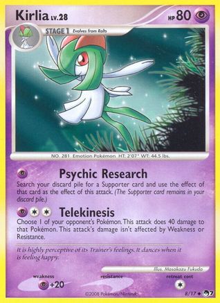 Kirlia 8/17 - POP Series 7 Holofoil