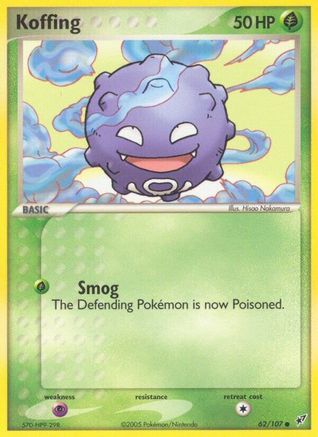 Koffing 62/107 - Deoxys