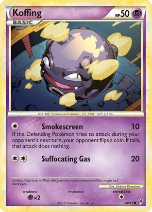 Koffing 60/95 - Call of Legends Reverse Holofoil