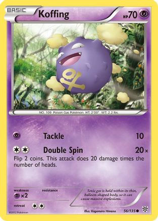 Koffing (56) 56/135 - Plasma Storm