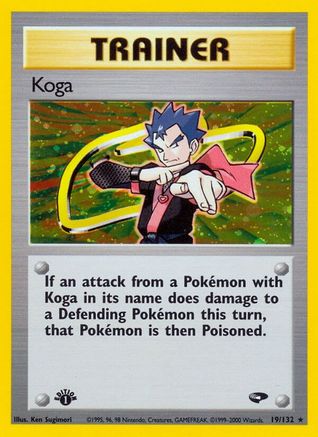 Koga 19/132 - Gym Challenge Unlimited Holofoil