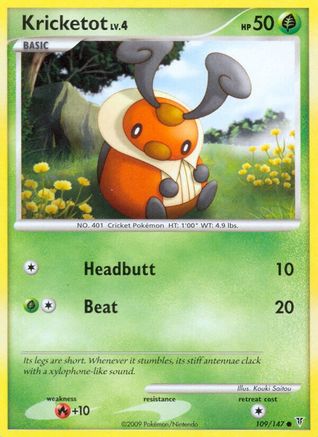 Kricketot 109/147 - Supreme Victors Reverse Holofoil