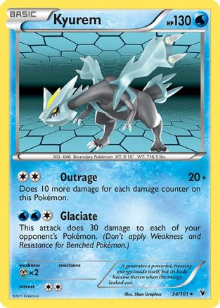 Kyurem 34/101 - Noble Victories Holofoil