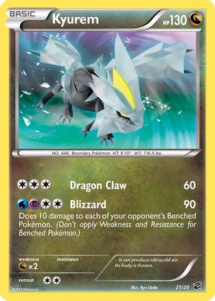 Kyurem 21/20 - Dragon Vault Holofoil