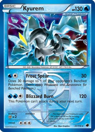 Kyurem 31/116 - Plasma Freeze Holofoil