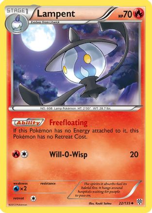 Lampent 22/135 - Plasma Storm Reverse Holofoil