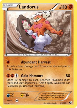 Landorus 85/113 - Legendary Treasures Holofoil