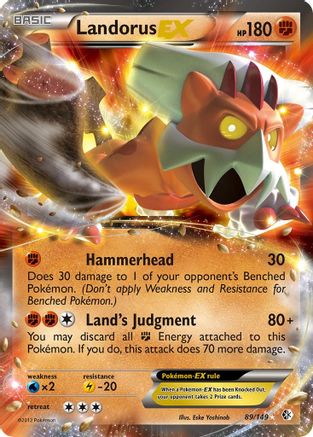 Landorus-EX 89/149 - Boundaries Crossed Holofoil