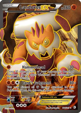 Landorus-EX 144/149 - Boundaries Crossed Holofoil