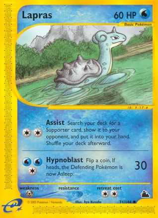 Lapras 71/144 - Skyridge Reverse Holofoil