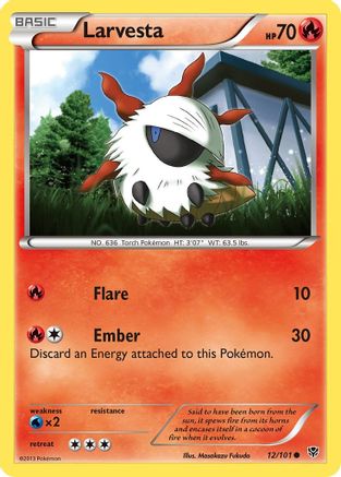 Larvesta 12/101 - Plasma Blast Reverse Holofoil