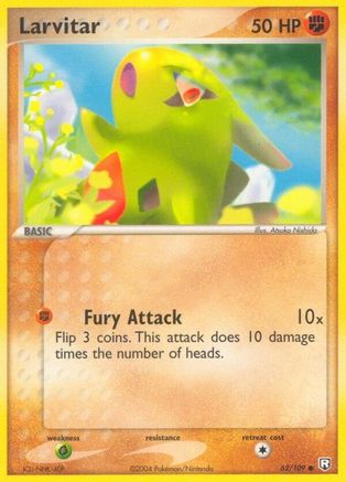 Larvitar - 062/109 62/109 - Team Rocket Returns Reverse Holofoil