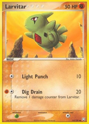 Larvitar - 063/109 63/109 - Team Rocket Returns