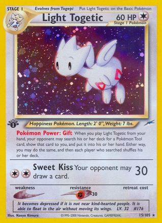 Light Togetic 15/105 - Neo Destiny 1st Edition Holofoil