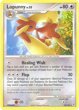 Lopunny 30/130 - Diamond & Pearl Reverse Holofoil