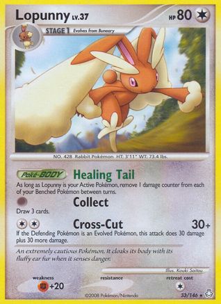 Lopunny 33/146 - Legends Awakened Reverse Holofoil