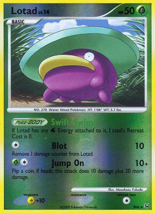 Lotad SH4/127 - Platinum Reverse Holofoil