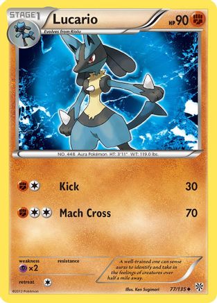 Lucario 77/135 - Plasma Storm