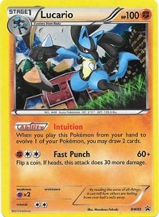 Lucario BW85/101 - BW Black Star Promos