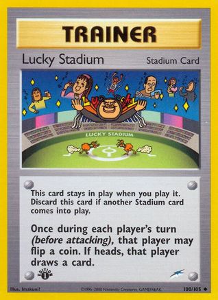 Lucky Stadium 100/105 - Neo Destiny 1st Edition