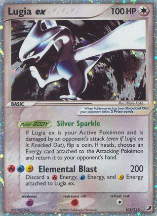 Lugia ex 105/115 - Unseen Forces Holofoil