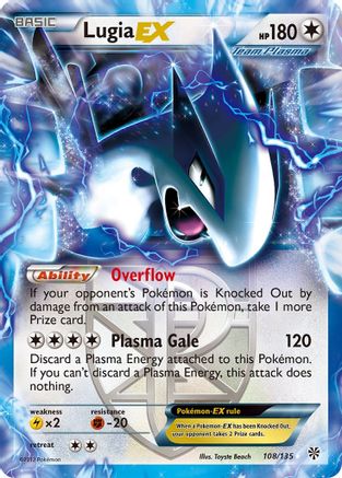 Lugia-EX 108/135 - Plasma Storm Holofoil