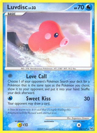 Luvdisc 35/127 - Platinum Reverse Holofoil