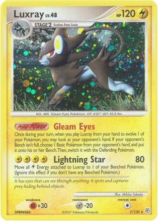 Luxray 7/130 - Diamond & Pearl Holofoil