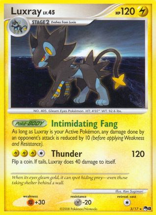 Luxray 3/17 - POP Series 8 Holofoil