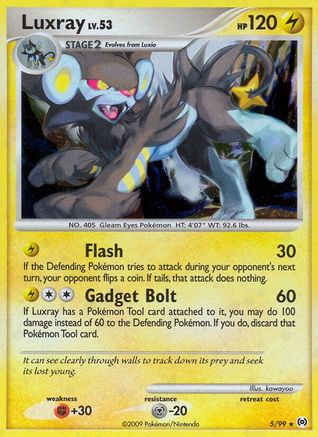 Luxray 5/99 - Arceus Reverse Holofoil