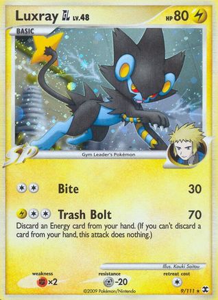 Luxray GL 9/111 - Rising Rivals Holofoil