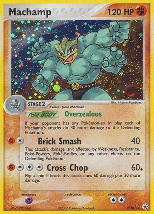 Machamp 9/101 - Hidden Legends Reverse Holofoil