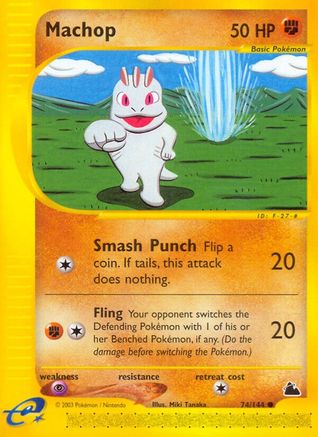 Machop 74/144 - Skyridge Reverse Holofoil