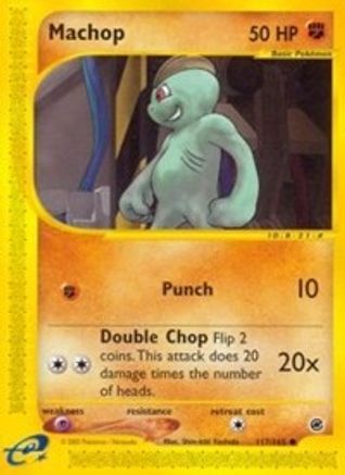 Machop 117/165 - Expedition Base Set