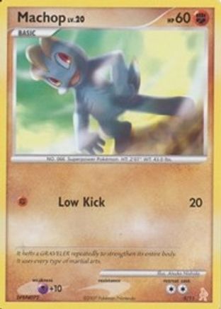 Machop 5 - DP Trainer Kit Manaphy & Lucario