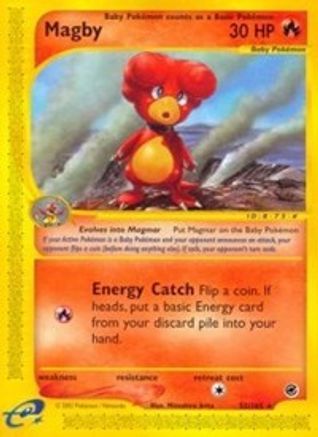 Magby 52/165 - Expedition Base Set Reverse Holofoil