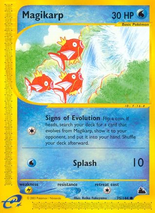 Magikarp 75/144 - Skyridge Reverse Holofoil