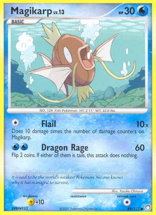 Magikarp 89/123 - Mysterious Treasures Reverse Holofoil