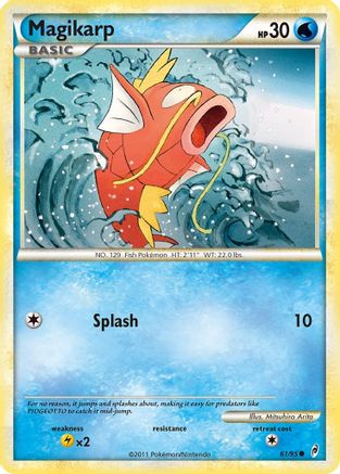 Magikarp 61/95 - Call of Legends Reverse Holofoil